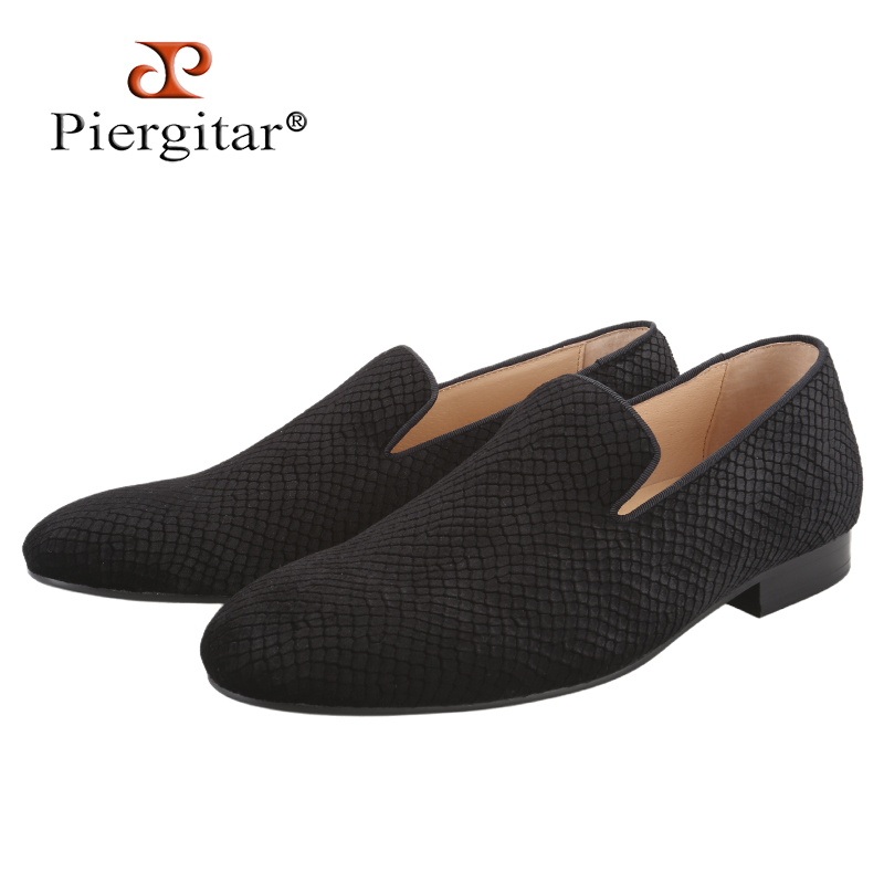 Men Formal Wear For Wedding - Piergitar Multi-Colors Fishscale Pattern Embossed Velvet