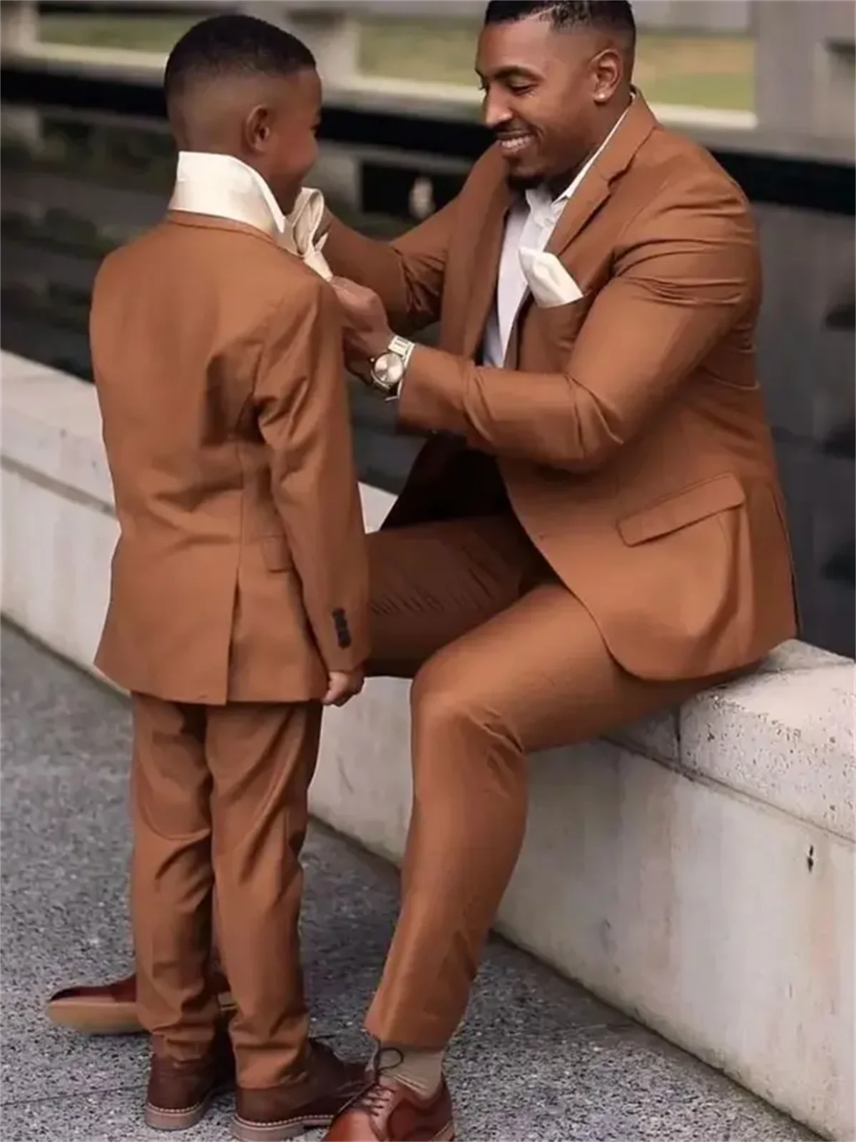 Men Formal Wear For Wedding - 2 Pieces Dark Brown Men Suits