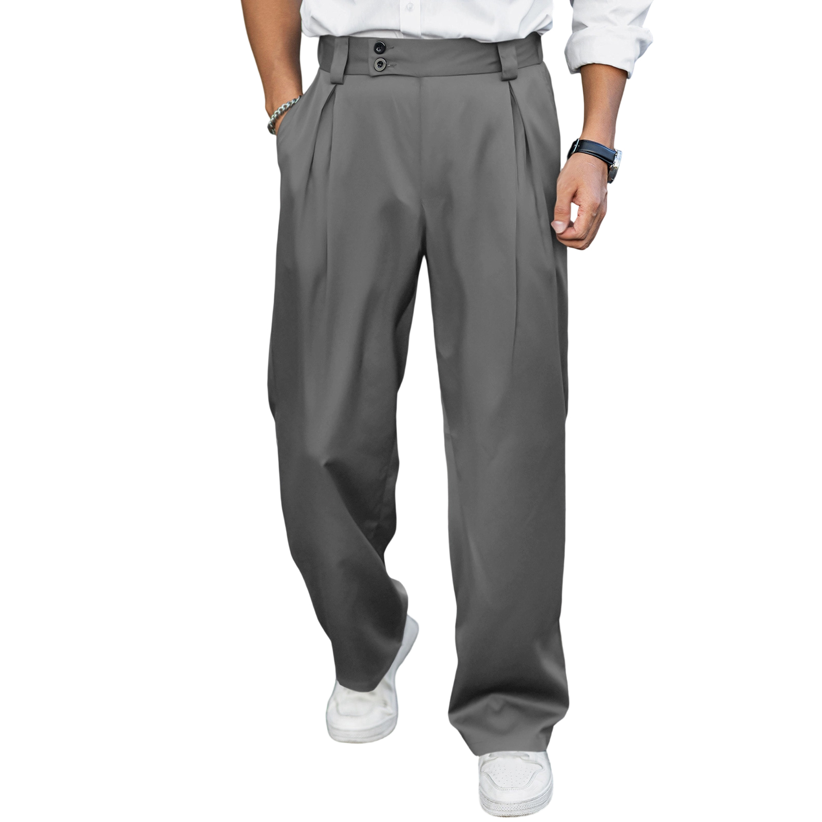 Dress Pant Flat Front - 2026 Men’s Wide Leg Dress Pants