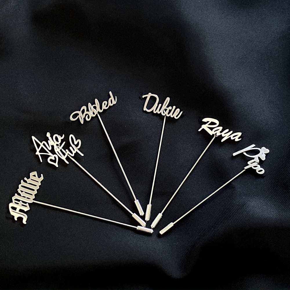Personalized Men Lapel Pin Cus - Men'S Formal Wear For A Wedding ulasan dan harga