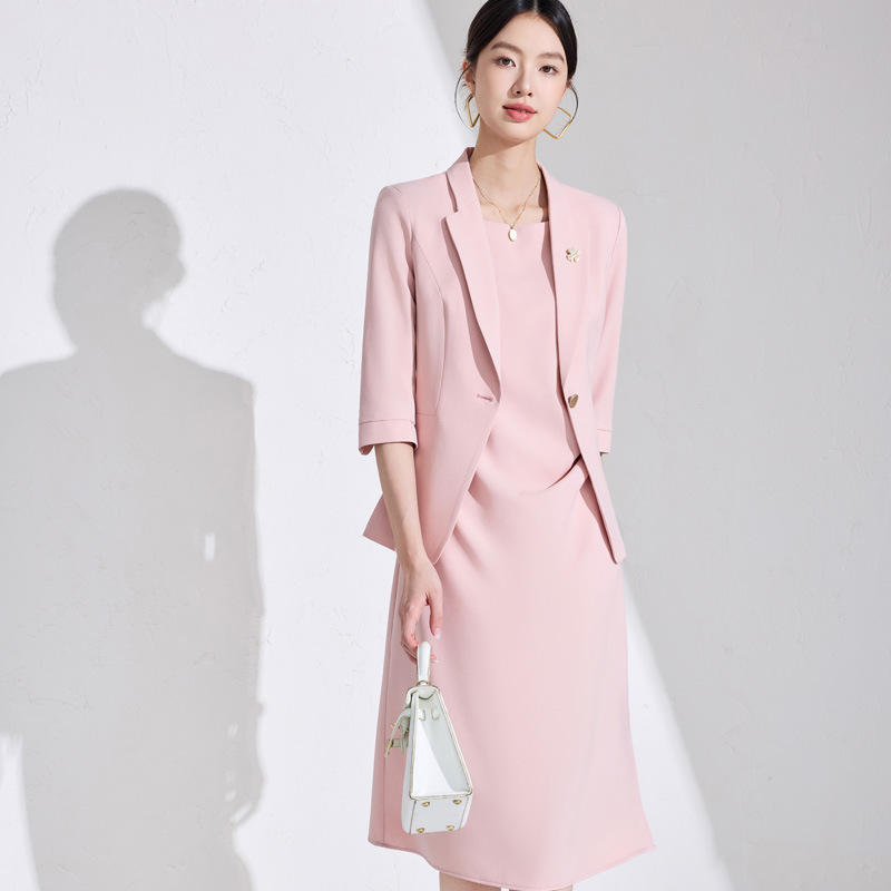 Women's suit dress set2025New  - Dress Pant Flat Front ulasan dan harga