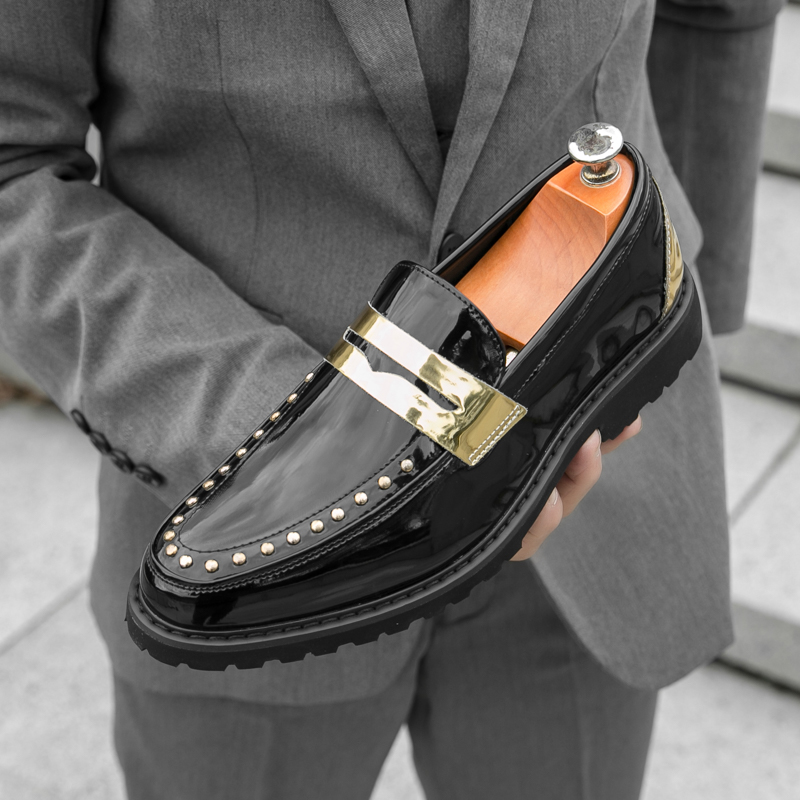 Men Fashionable Loafers PU Thi - Men'S Formal Party Wear Shoes ulasan dan harga