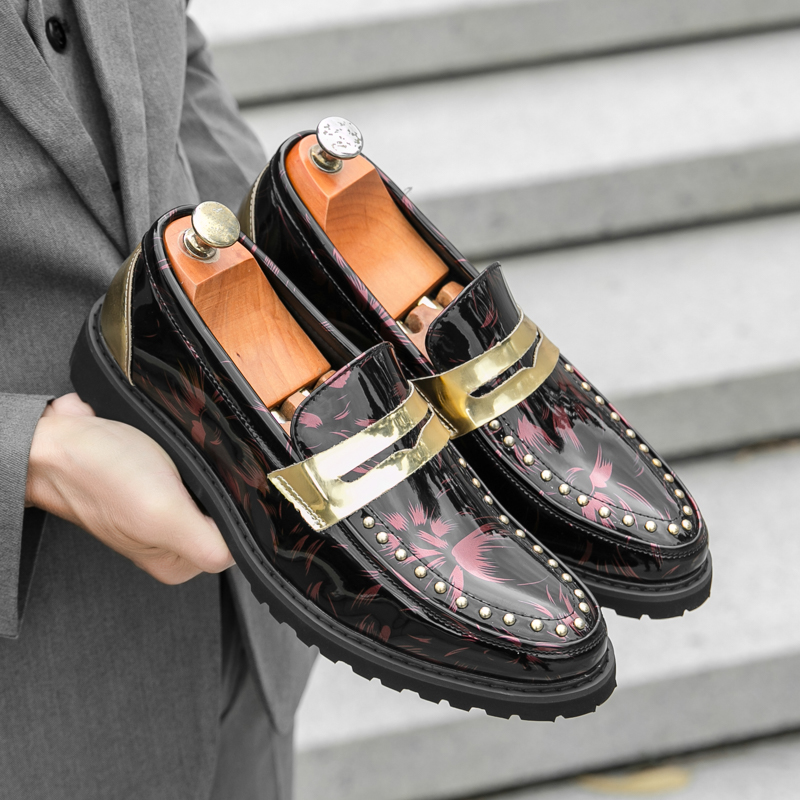 Men Fashionable Loafers PU Thi - Men'S Formal Party Wear Shoes ulasan dan harga