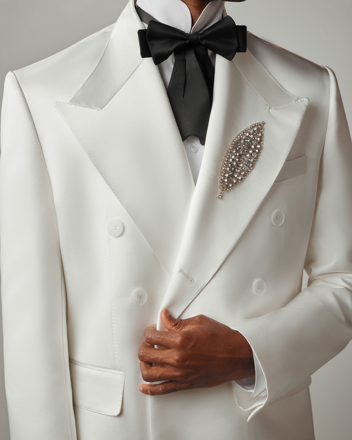 White Men Suit Set 2 Pcs Blaze - Men Formal Wear With Coat ulasan dan harga