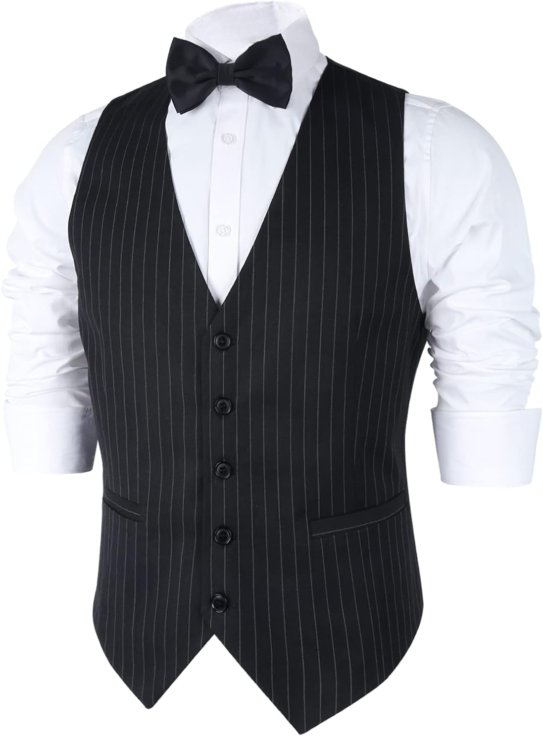 Mens Pinstripe Business Suit V - Men Formal Wear For Wedding ulasan dan harga