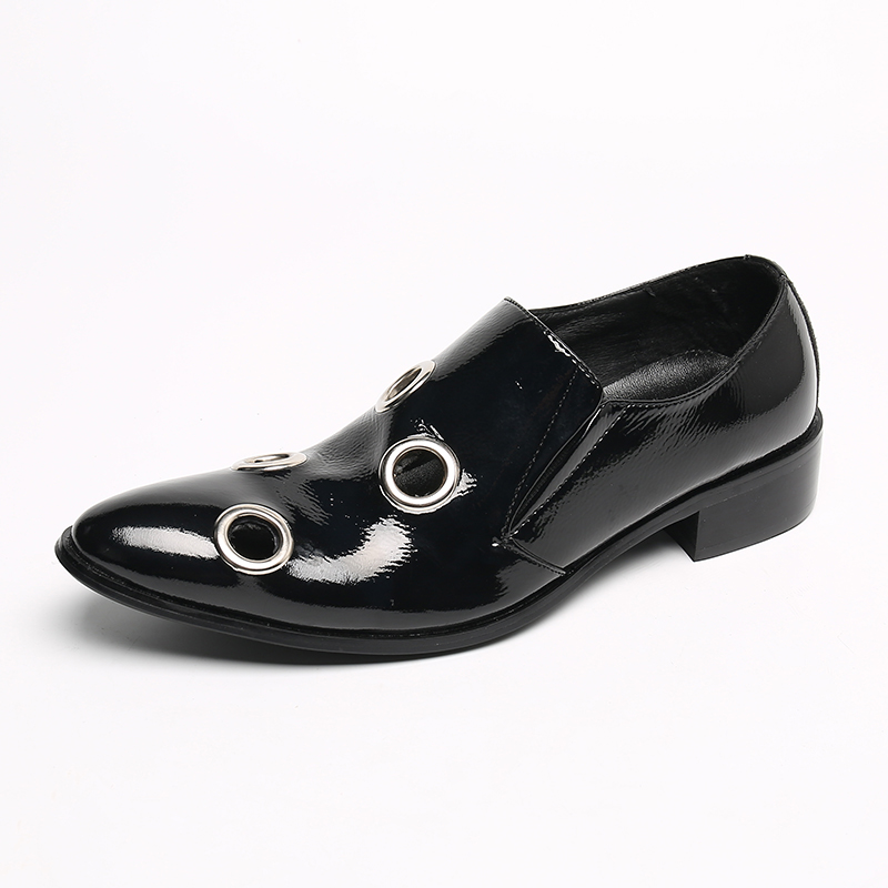 Men's Black Leather Shoes with - Men'S Formal Party Wear Shoes ulasan dan harga