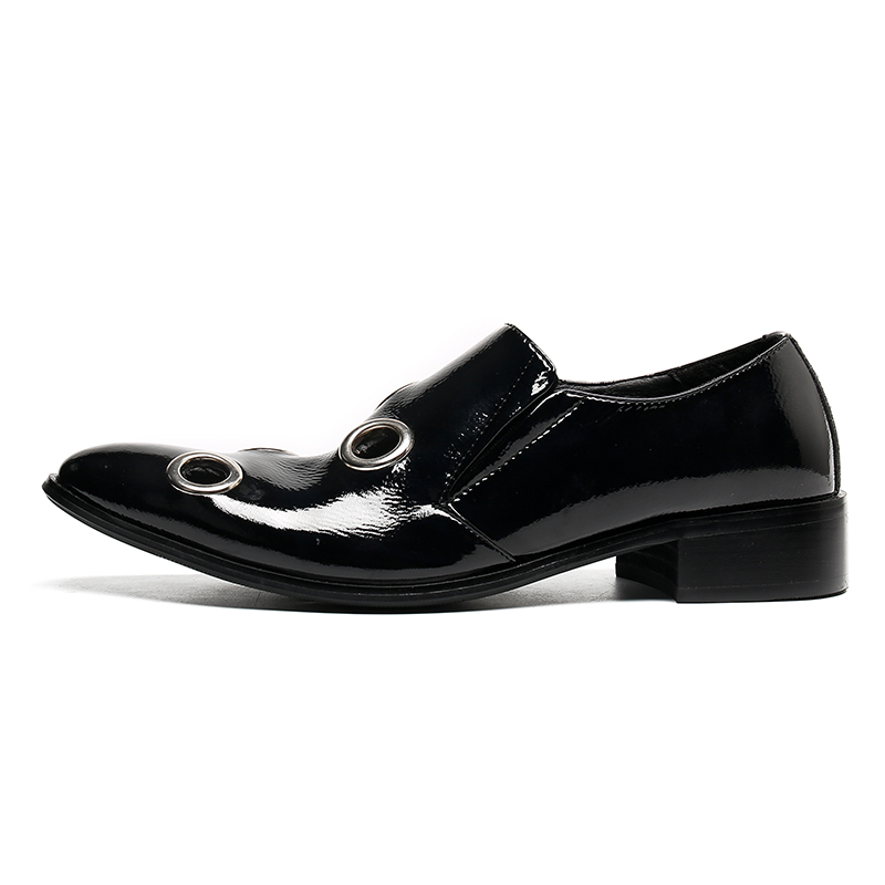 Men's Black Leather Shoes with - Men'S Formal Party Wear Shoes ulasan dan harga