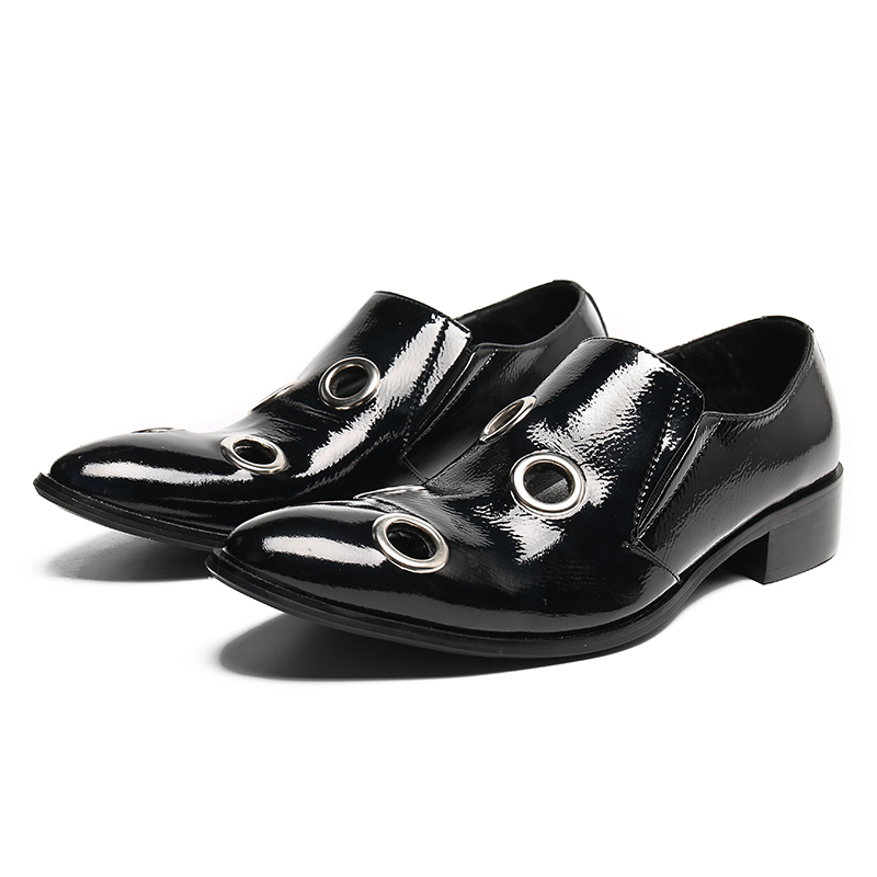 Men's Black Leather Shoes with - Men'S Formal Party Wear Shoes ulasan dan harga