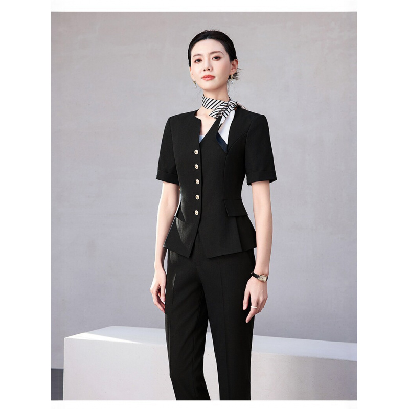 High-end professional women's  - Dress Pant Flat Front ulasan dan harga