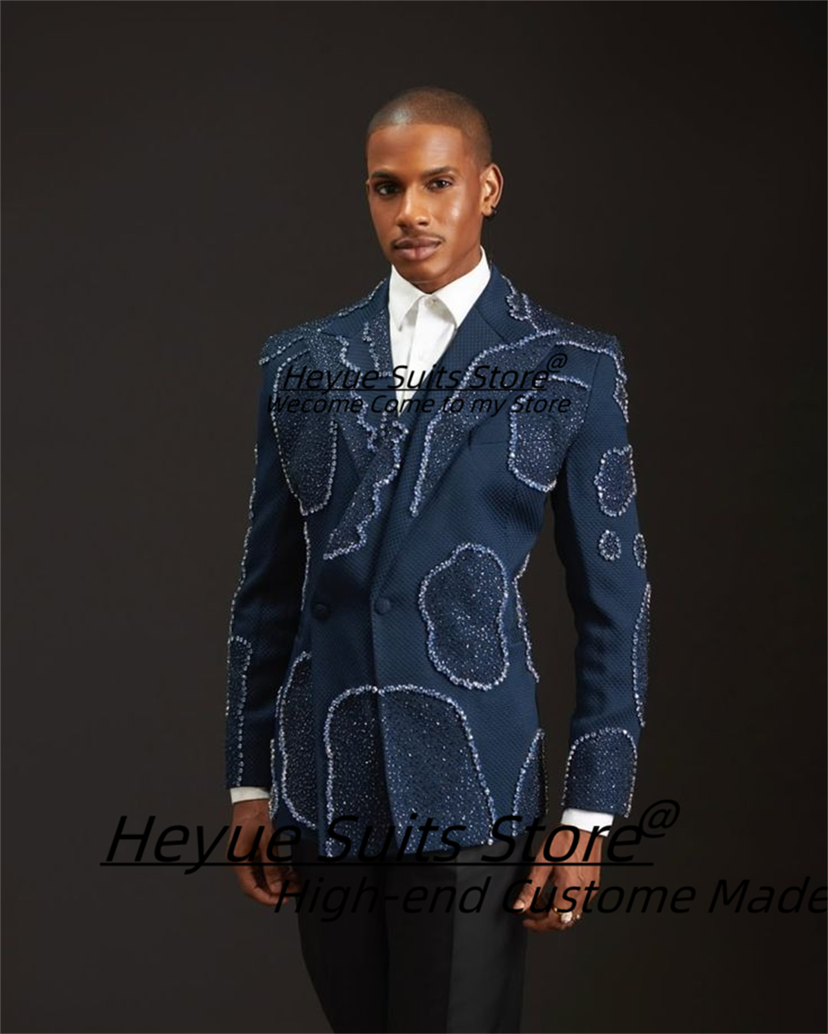 Gorgeous Crystal Embroidery Gr - Men'S Formal Wear For A Wedding ulasan dan harga