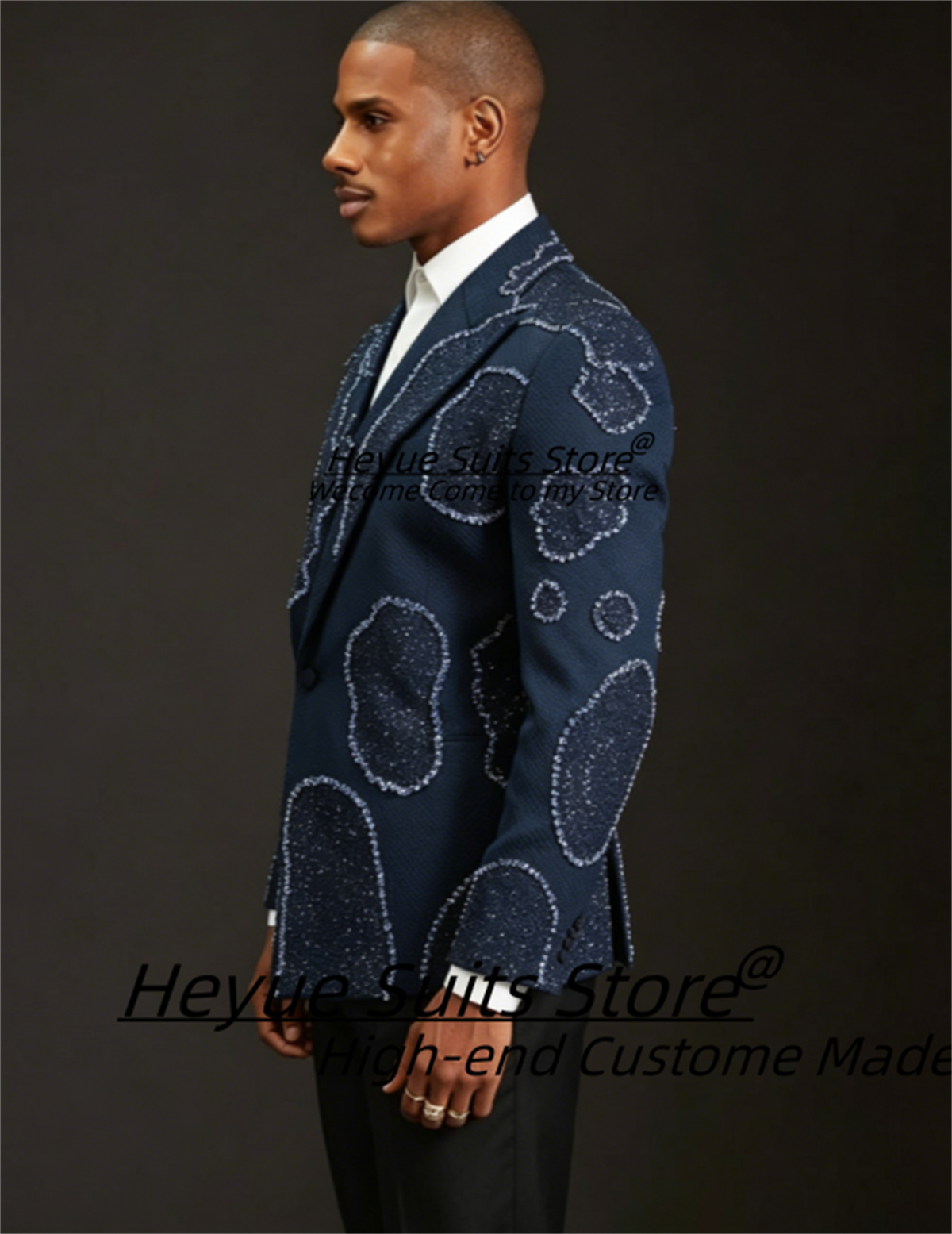 Gorgeous Crystal Embroidery Gr - Men'S Formal Wear For A Wedding ulasan dan harga