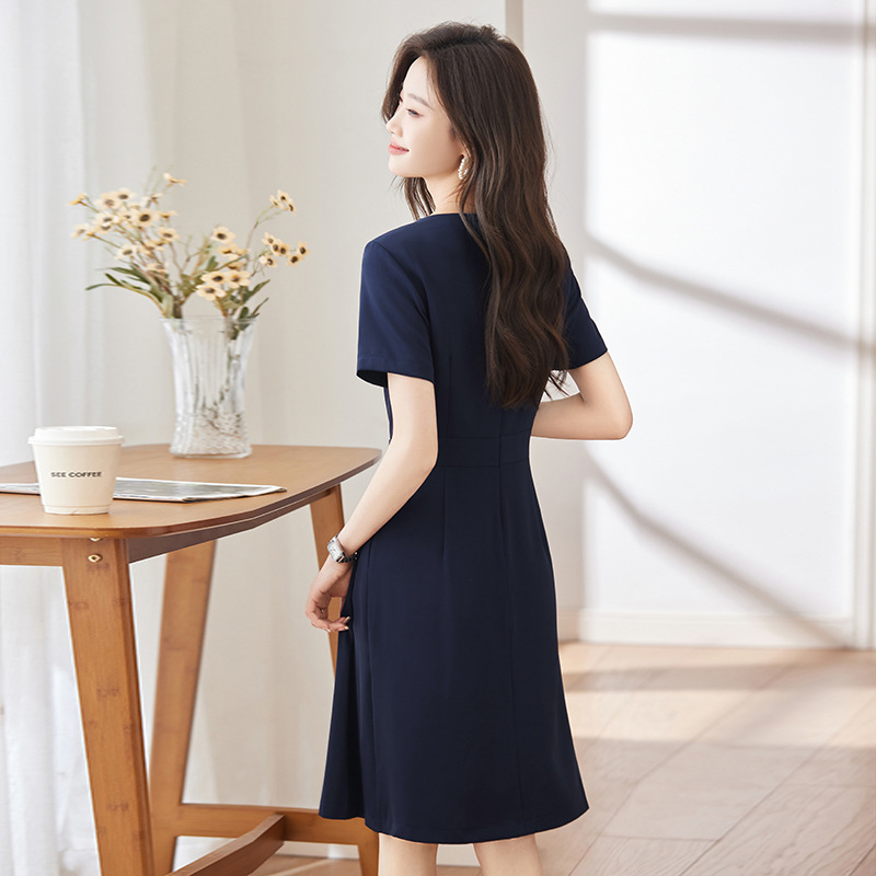 Summer NewVCollared Dress for  - Dress Pant Flat Front ulasan dan harga