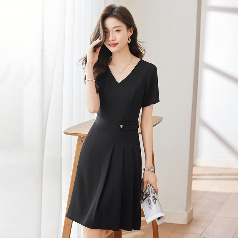 Summer NewVCollared Dress for  - Dress Pant Flat Front ulasan dan harga