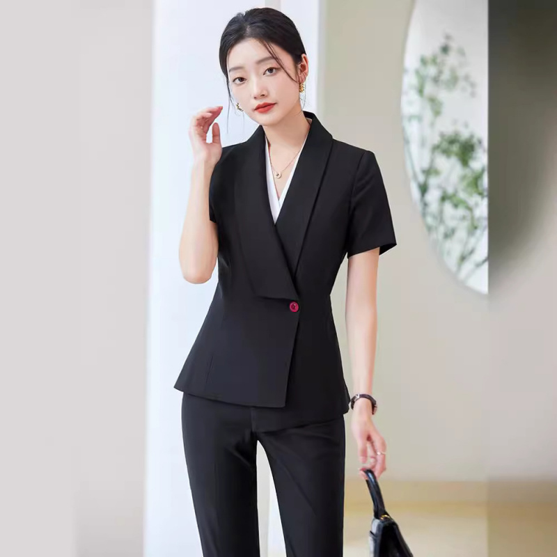 2025Summer New Short Sleeve Su - Dress Pant Flat Front ulasan dan harga