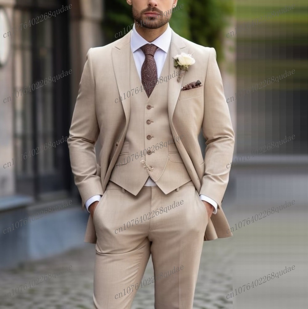 Pink Formal Occasion Men Suit  - Men Formal Wear Pink ulasan dan harga