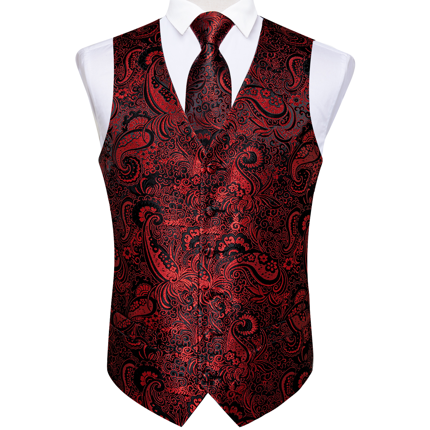 New Men's Vests Formal Dress S - Formal Vest Waistcoat ulasan dan harga
