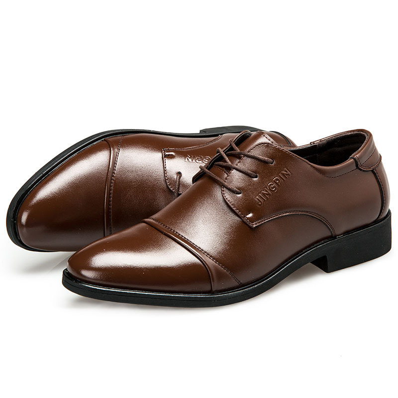 Large-sized men's leather shoe - Men Formal Wear For Wedding ulasan dan harga