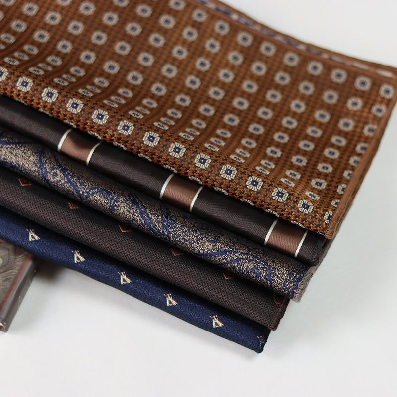 24cm Elegant Brown Pocket Squa - Men'S Formal Wear For A Wedding ulasan dan harga