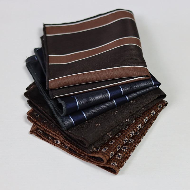 24cm Elegant Brown Pocket Squa - Men'S Formal Wear For A Wedding ulasan dan harga