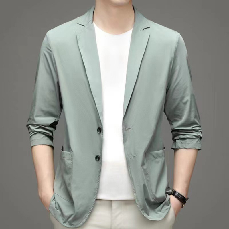 Fashion Male Cotton Work Wear  - Men Formal Wear Clothes ulasan dan harga