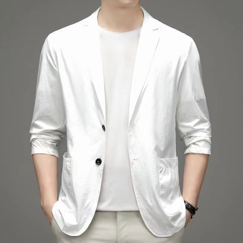 Fashion Male Cotton Work Wear  - Men Formal Wear Clothes ulasan dan harga