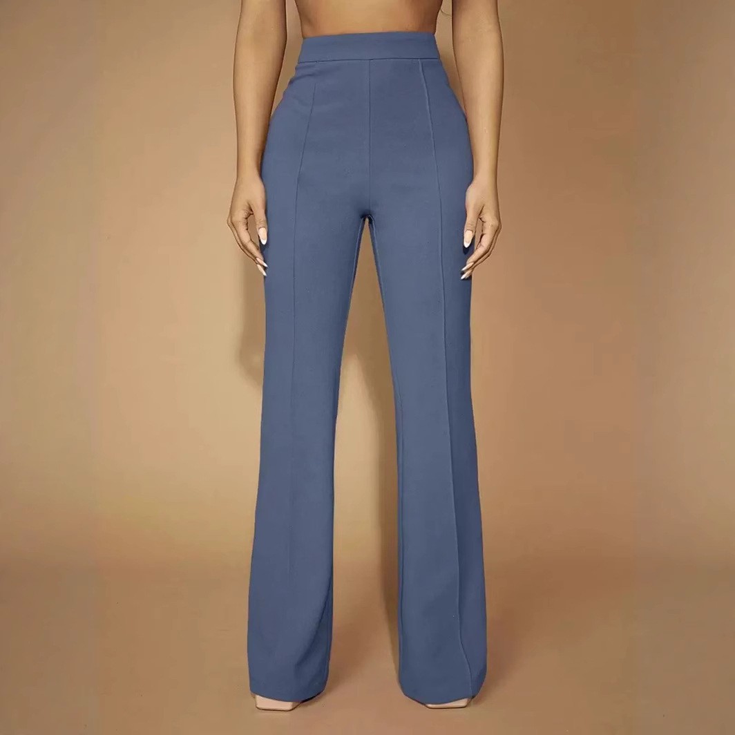 Summer Women's Pants High Wais - Dress Pant Flat Front ulasan dan harga