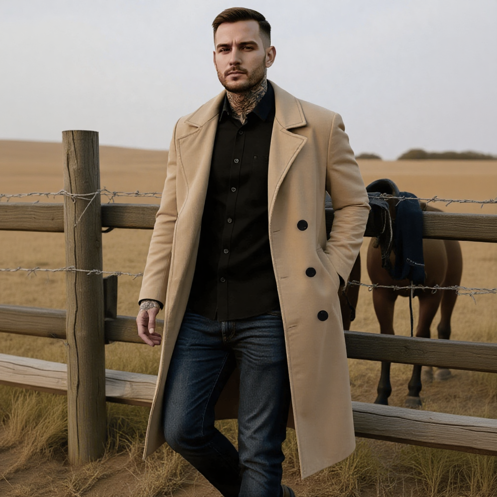 Men's Business Double-Breasted - Men'S Urban Formal Wear ulasan dan harga