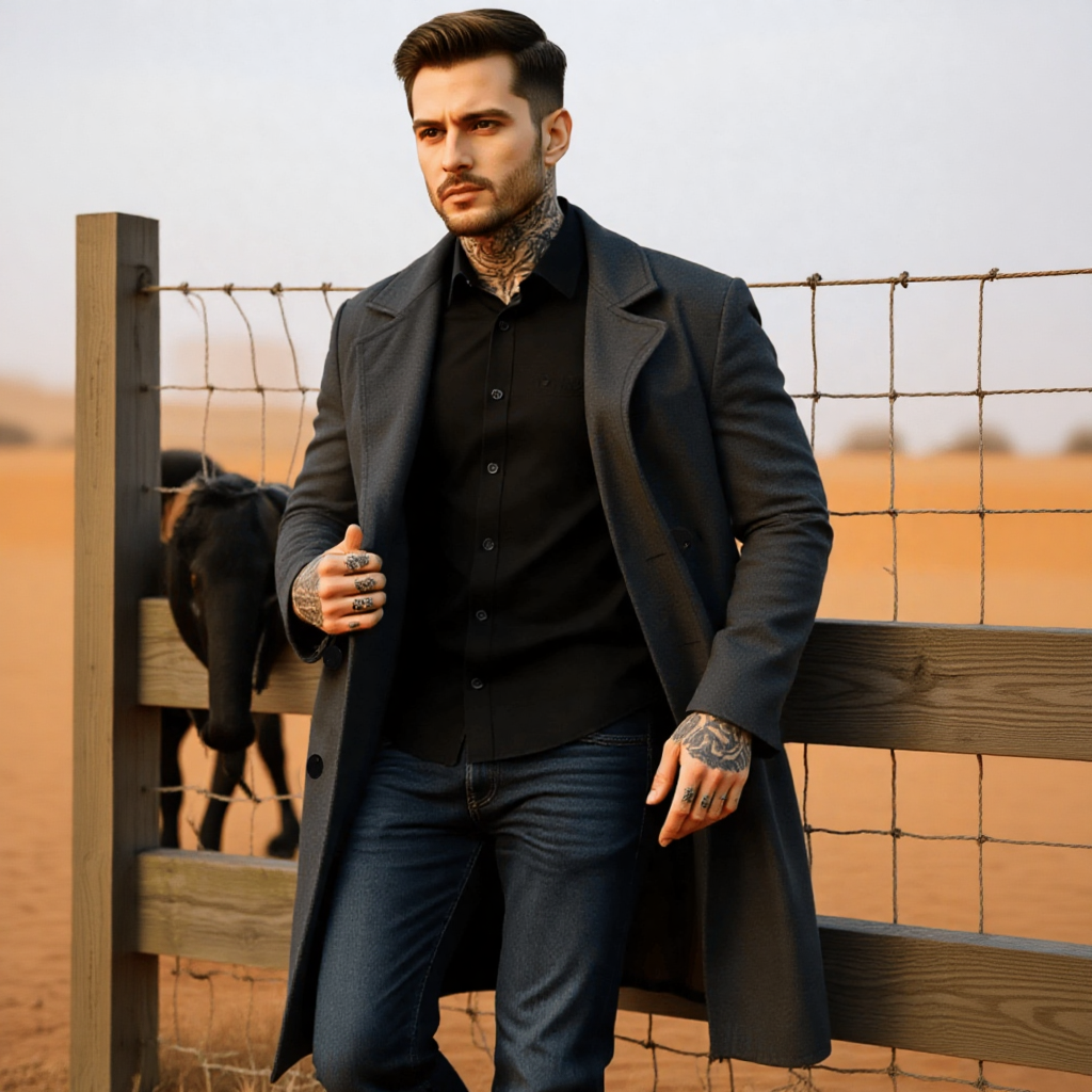 Men's Business Double-Breasted - Men'S Urban Formal Wear ulasan dan harga