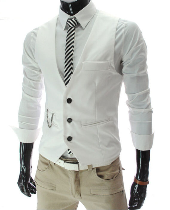 2025 New Grey Dress Vests Slim - Formal Vest Waistcoat ulasan dan harga