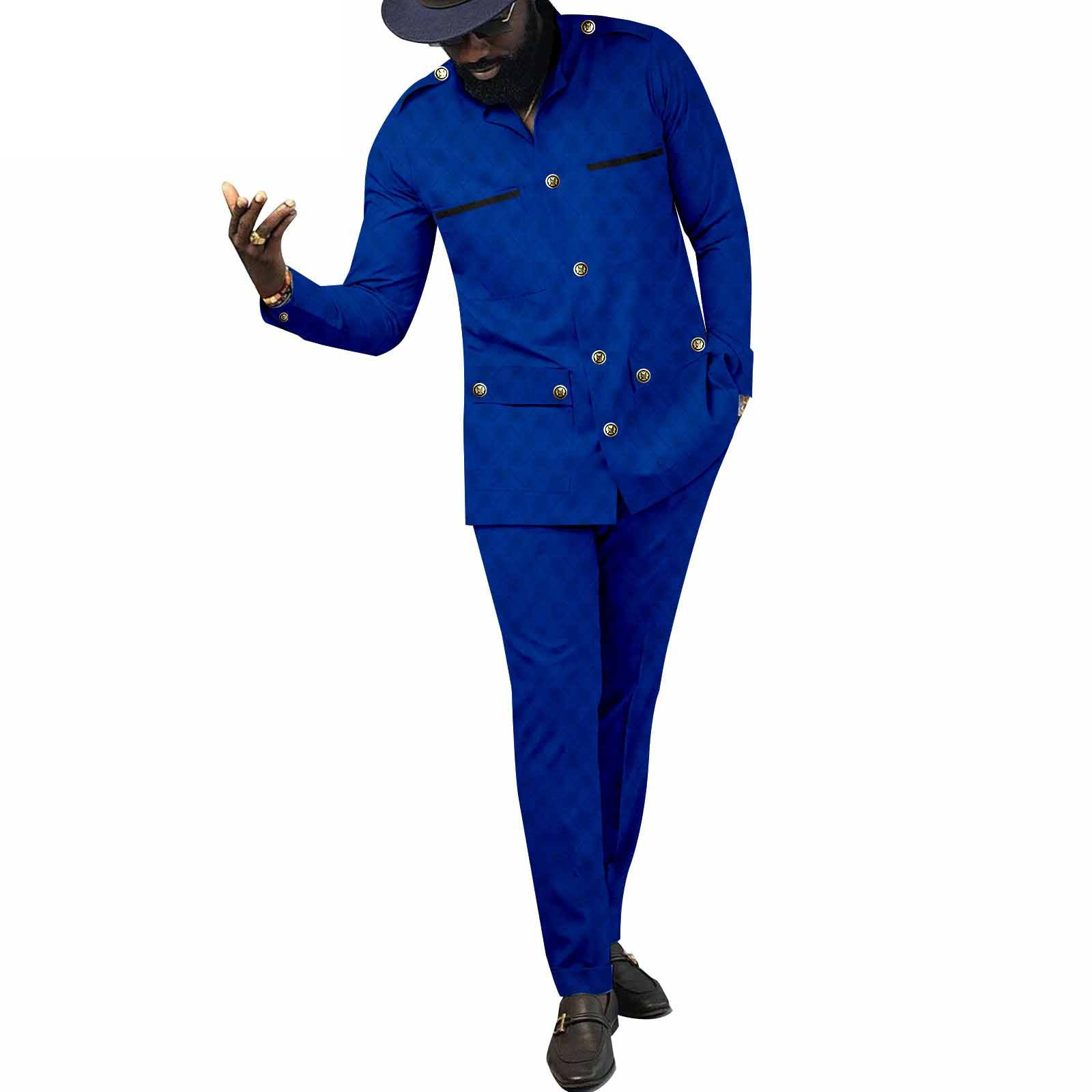 African Traditional Clothes fo - Men Formal Wear Clothes ulasan dan harga