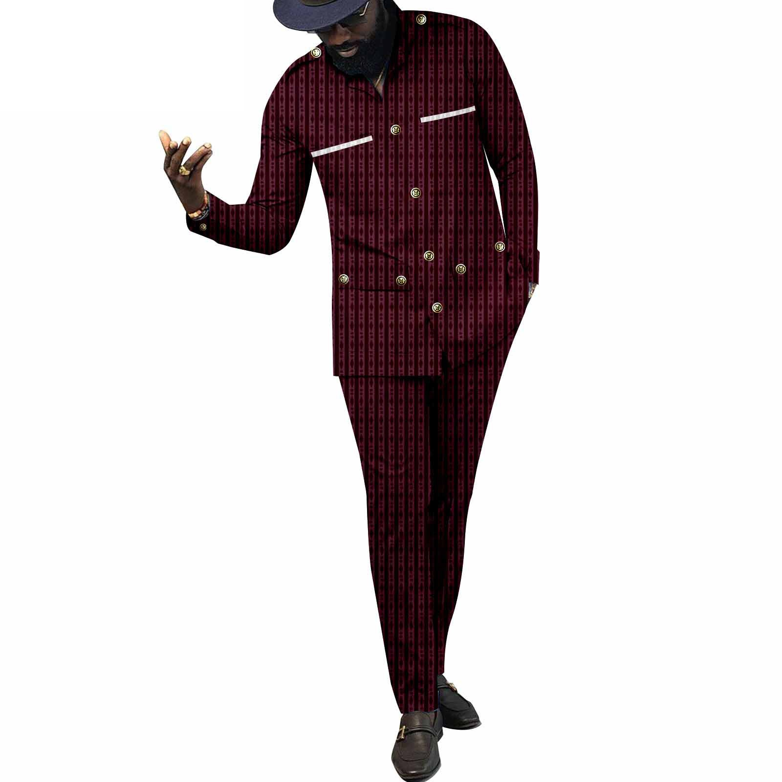 African Traditional Clothes fo - Men Formal Wear Clothes ulasan dan harga