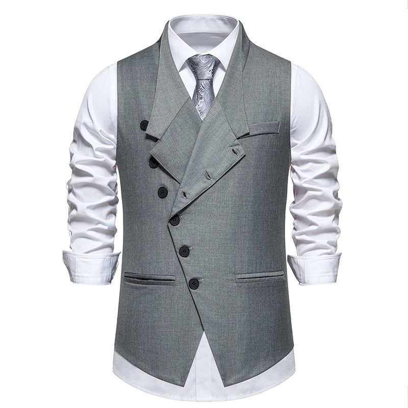 New Men's Suit Vests Fashion S - Formal Vest Waistcoat ulasan dan harga