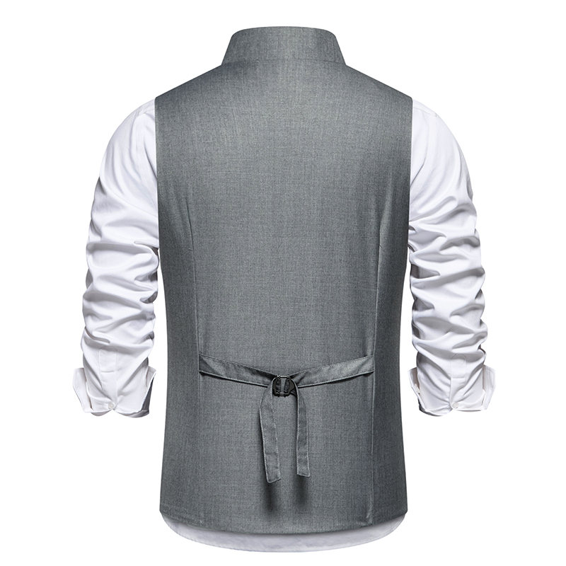 New Men's Suit Vests Fashion S - Formal Vest Waistcoat ulasan dan harga