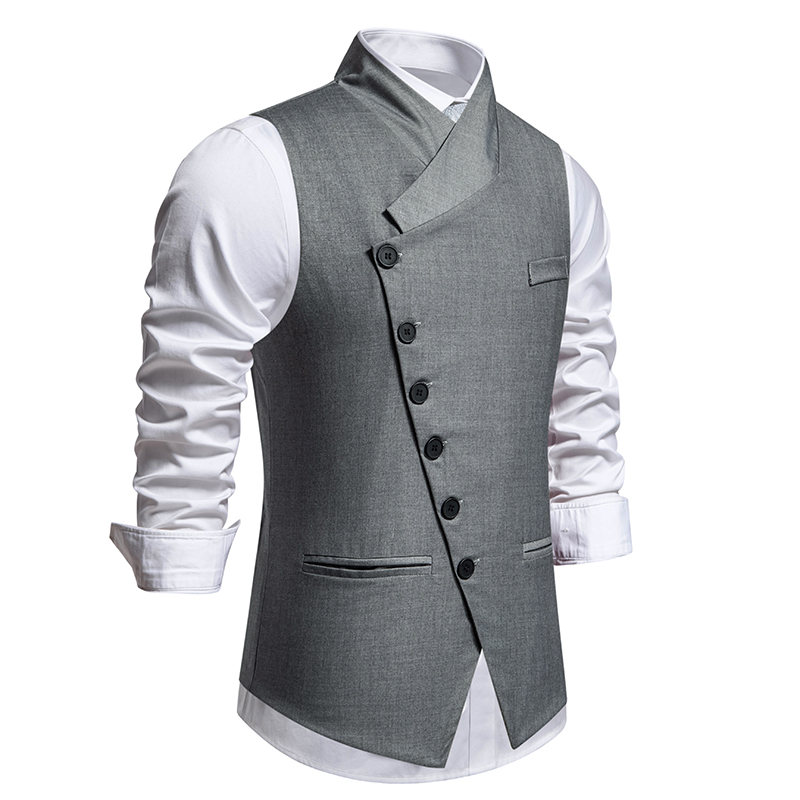 New Men's Suit Vests Fashion S - Formal Vest Waistcoat ulasan dan harga