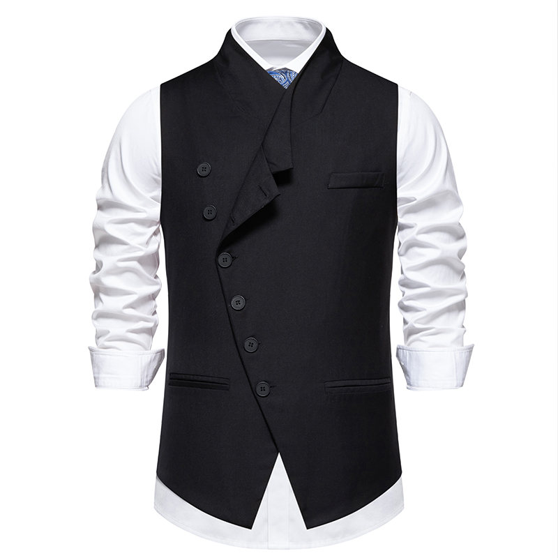 New Men's Suit Vests Fashion S - Formal Vest Waistcoat ulasan dan harga