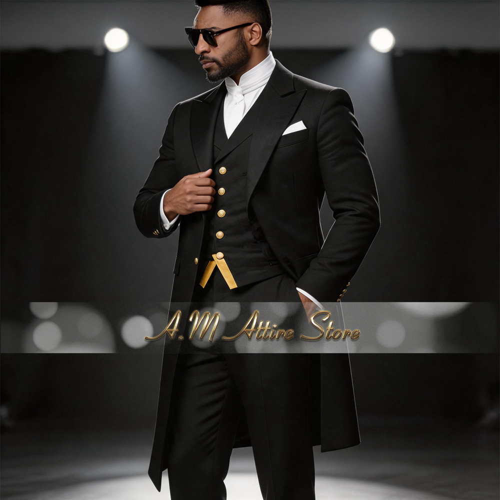 Wedding Suit for Men Blue 3-Pi - Men Formal Wear For Wedding ulasan dan harga