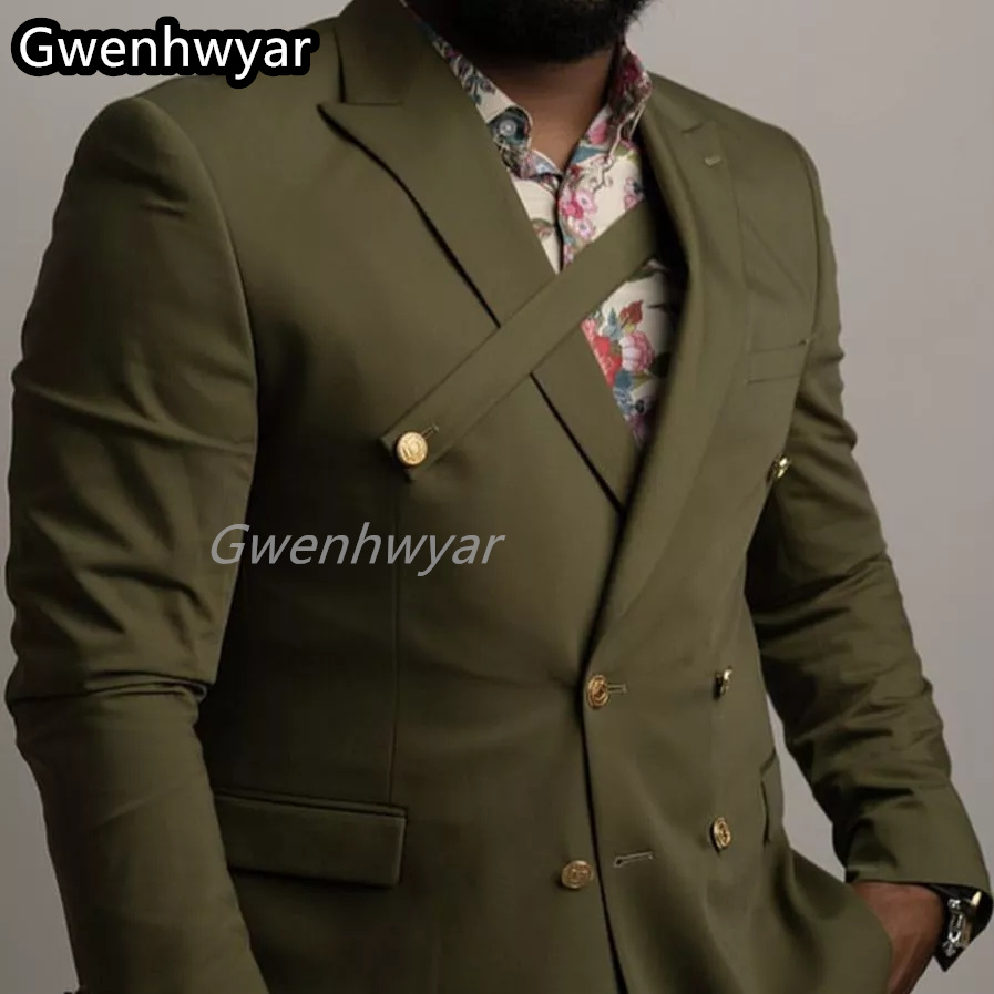 Gwenhwyar Grey Double Breasted - Men Formal Wear Clothes ulasan dan harga