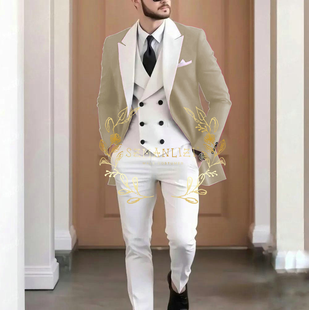 Elegant Burgundy 3-pieces Men' - Men Formal Wear For Wedding ulasan dan harga