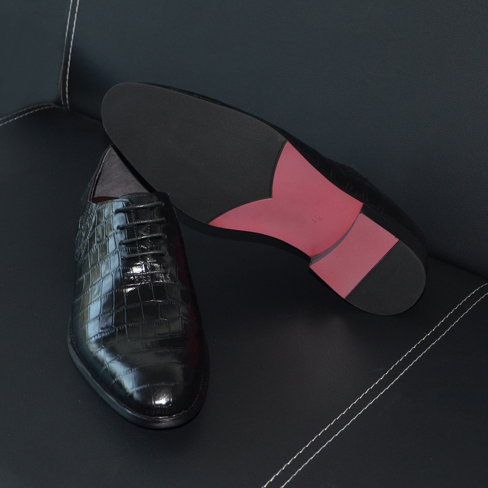 Men's Black Crocodile Pattern  - Men'S Formal Party Wear Shoes ulasan dan harga