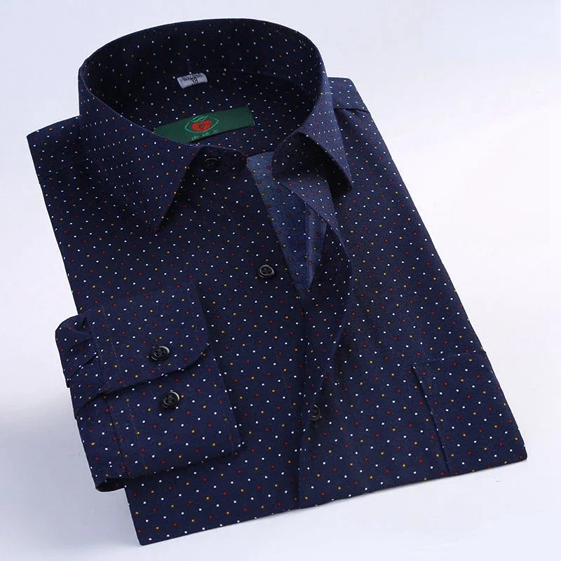 Men's Floral Print Long Sleeve - Men Formal Wear Clothes ulasan dan harga