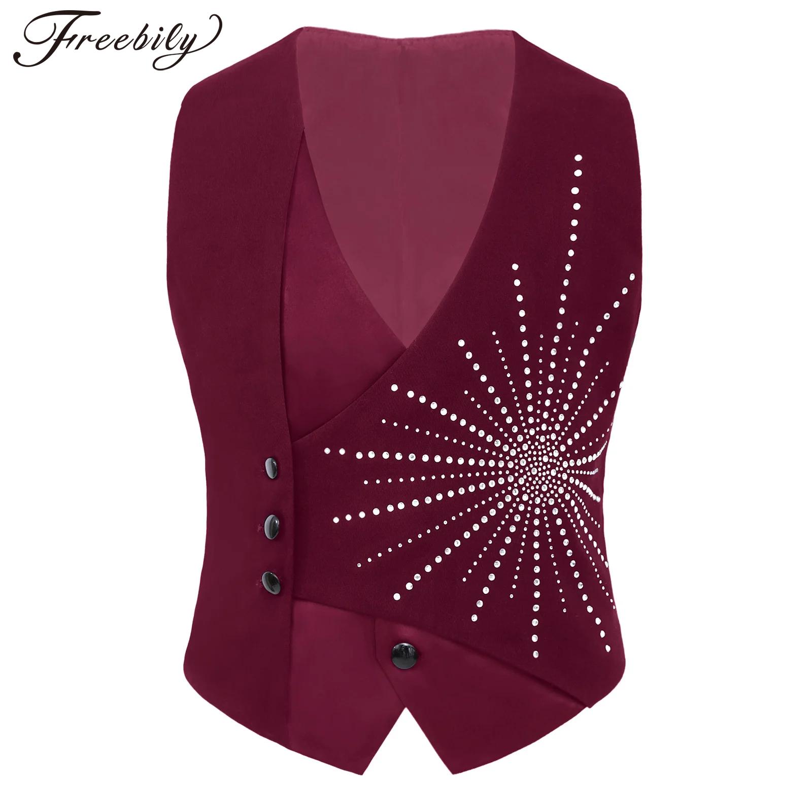 Kids Boys Gentleman Asymmetric - Formal Vest Waistcoat ulasan dan harga
