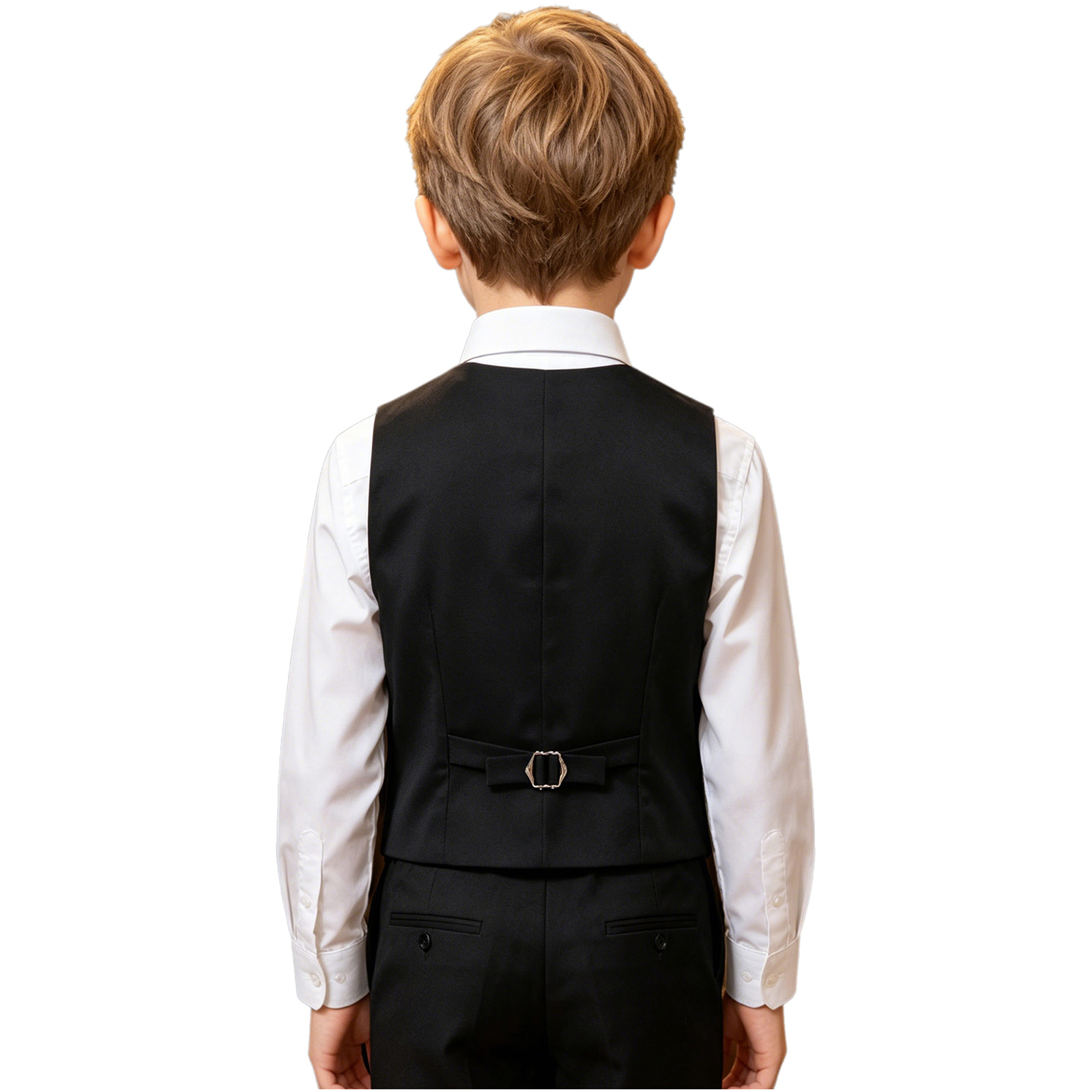 Kids Boys Gentleman Asymmetric - Formal Vest Waistcoat ulasan dan harga