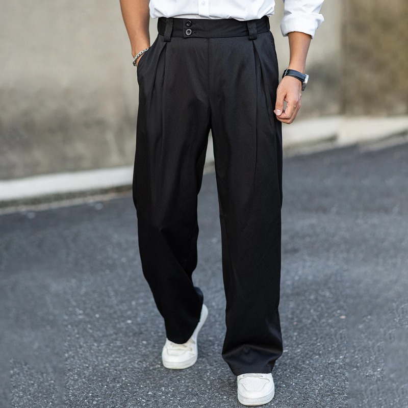 Men’s Wide Leg Dress Pants Hig - Dress Pant Flat Front ulasan dan harga