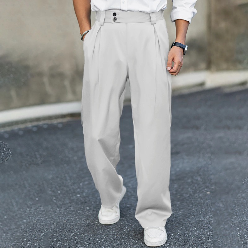 Men’s Wide Leg Dress Pants Hig - Dress Pant Flat Front ulasan dan harga