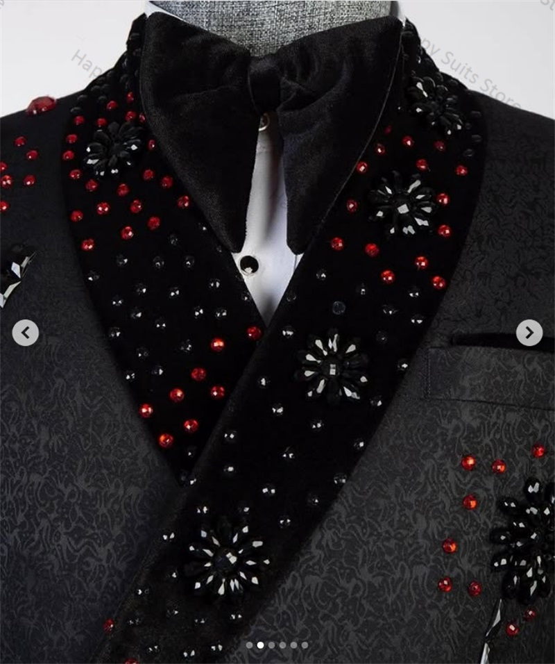 Jacquard Crystals Formal Men S - Men Formal Wear With Coat ulasan dan harga
